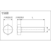 トラスコ中山 TRUSCO ポリカーボネート(PC) 六角ボルト M5X30 50本入 BPC-BTM5X30 1袋(50本)（直送品）