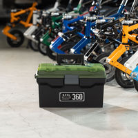 JEJアステージ ルーフツールボックス360X ブラックグリーン 1個