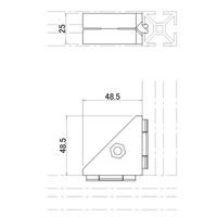 TMEHジャパン 28スクエア用ジョイント CA-045 1セット(10セット)（直送品）