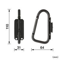 TJMデザイン セフ工具ホルダースチール スリムカラビナ大 SFSKHIーCL 1ケ（直送品）