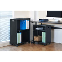 ナカバヤシ デスクターナ 幅500×奥行286×高さ600mm ブラック ND-722-BK 1台（直送品）