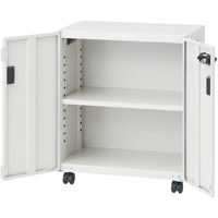 ナカバヤシ セキュリティデスクターナ ダイヤル錠 幅500×奥行300×高さ600mm  ニューグレー ND-DS722ニューグレー 1台（直送品）