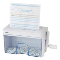 ナカバヤシ 3ウエイハンドシュレッダー303 ホワイト マイクロクロスカット NSH-303WH（直送品）