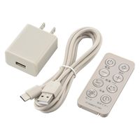 オーム電機 360°首振サーキュレーター DC 18畳 グレージュ 00-8321 1台（直送品）