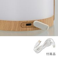 オーム電機 LED木目調ランプ 06-5083 1台（直送品）