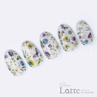 TSUMEKIRA(ツメキラ) ネイルシール Latte DAISY プロデュース DAISY'S GARDEN cool colors L（直送品）