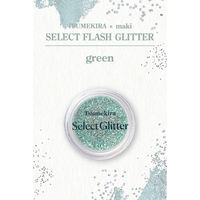 TSUMEKIRA(ツメキラ) ネイルシール TSUMEKIRA×maki セレクトフラッシュグリッター green MAK-GLI-004（直送品）