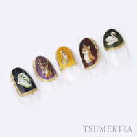 TSUMEKIRA(ツメキラ) ネイルシール DAISYプロデュース15 green forest NN-DAI-123 1セット(3枚)（直送品）