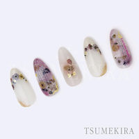 TSUMEKIRA(ツメキラ) ネイルシール flower decoration dark NN-FDE-002 1セット(3枚)（直送品）