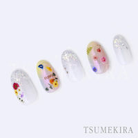 TSUMEKIRA(ツメキラ) ネイルシール flower decoration vivid NN-FDE-001 1セット(3枚)（直送品）