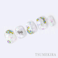 TSUMEKIRA(ツメキラ) ネイルシール なかやまちえこプロデュース Sur un Nuage. NN-NAC-001 1セット(3枚)（直送品）