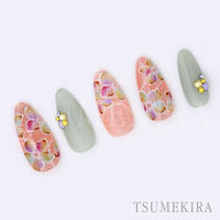 イングカワモト TSUMEKIRA(ツメキラ) ネイルシール 西山麻耶プロデュースTropicana NN-NYM-015 1セット(3枚)（直送品）