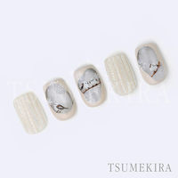 TSUMEKIRA(ツメキラ) ネイルシール Sakiプロデュース シマエナガのしまちゃんえなちゃん NN-SAK-009 1セット(3枚)（直送品）