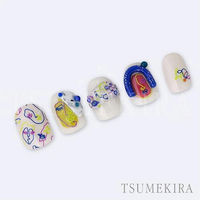 TSUMEKIRA(ツメキラ) ネイルシール SANZOUプロデュース One stroke writting coloful/ワンストロー（直送品）