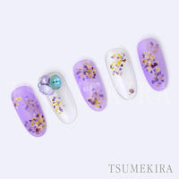 TSUMEKIRA(ツメキラ) ネイルシール TSUKIプロデュースPetalpurple NN-TSU-005 1セット(3枚)（直送品）
