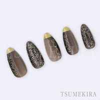TSUMEKIRA(ツメキラ) ネイルシール 西山麻耶プロデュースalacarteゴールド SG-NYM-014 1セット(3枚)（直送品）