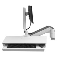 エルゴトロン 作業面付き CareFit コンボアーム ホワイト（直送品）