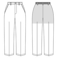 住商モンブラン パンツ レディス 半ゴム ブルーグレー S UM700-4/0 1枚　スクラブ（直送品）