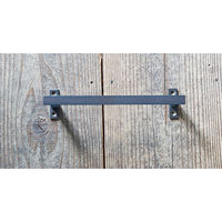 ポッシュリビング ミルスケール タオルバーS　W22.5×D6.4×H5cm 黒皮鉄 63823 1個（直送品）