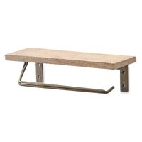 ポッシュリビング トイレットペーパーホルダー ダブル アンティークG W31×D11×H9cm アイアン/マンゴーウッド 41380 1個（直送品）