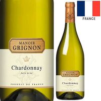 【カルディコーヒーファーム】フランス マノワール・グリニョン シャルドネ 白ワイン やや辛口 750ml 1本
