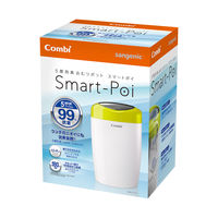 スマートポイ 5層防臭おむつポット リードホワイト＜スペアカセット付＞ 1個 コンビ