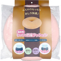 【並行輸入品】iiもの本舗 高反発もっちり円座クッション ピーチ 1袋（1個入）