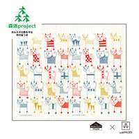 【100%天然素材】 スポンジワイプ L 水切りマット セルロース 抜群の吸水力 キャッツ マルチカラー1個 イーオクト