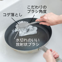 （取り替え用ブラシ）エコンフォートハウス スウェーデン王室御用達 北欧 ディッシュブラシ キッチンブラシ グレー 2個セット イーオクト