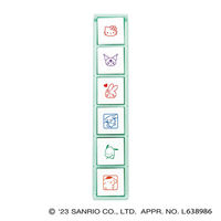 こどものかお サンリオキャラクターズ ポチっとシックス キャラクターフェイス柄 2412-002 1個（直送品）