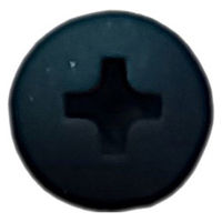 山喜産業 ステンレス着色役物ビス つや消し黒 3.8×25mm SY-25K 1箱(500本入)（直送品）