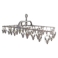 藤栄 アルミランドリーハンガー 42ピンチ カッパーブラウン 1セット（3個）