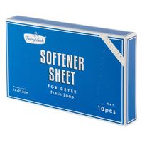 藤栄 ソフターシート 乾燥機用柔軟シート 10枚入り フレッシュソープの香り 1セット（3個）