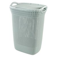 CURVER（カーバー） ニットランドリー ふた付バスケット ランドリー 57L ブルー 1セット（3個）