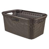 CURVER Style（スタイル） ランドリーバスケット 45L ブラウン 1セット（3個）