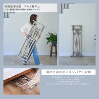 藤栄 布団も干せるアルミ物干し シャンパンゴールド 1組