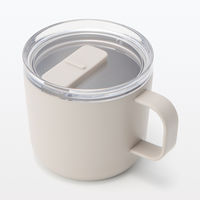 無印良品 目盛り付き 保温保冷 蓋付きマグカップ グレーベージュ 250mL 良品計画