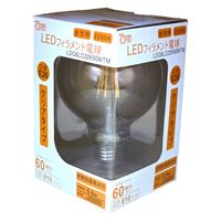 東京メタル LEDボール型フィラメント電球 LDG6LC22K60WTM 1個（直送品）