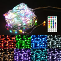 コロナ産業 RGBジュエリーストレートライト100球 リモコン付 J100RGB 1個（直送品）