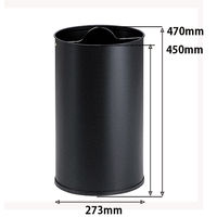 ぶんぶく 傘立て アンブレラスタンド ウェーブ ブラック BK 18本用 USR-S-60 1個（直送品）