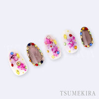 イングカワモト TSUMEKIRA(ツメキラ) ネイルシール インクアート Pink NN-INK-103 1セット(3枚)（直送品）