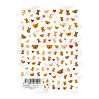 イングカワモト TSUMEKIRA(ツメキラ) ネイルシール Cute bear NN-SAK-104 1セット(3枚)（直送品）