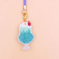 ホビックス HOBBIX ビーズキット 京・レトロ喫茶根付け クリームソーダ PB-238 PB238 1セット(3個)（直送品）