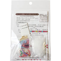 ホビックス HOBBIX ビーズキット 京・レトロ花柄どうぶつがまぐち根付け 花とうさぎ PB-257 PB257 1セット(3個)（直送品）