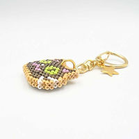 ホビックス HOBBIX ビーズキット アイシングクッキー風キーホルダー ハロウィン 黒猫 PB-297 PB297 1セット(3個)（直送品）