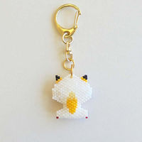 ホビックス HOBBIX ビーズキット 京・動物ことわざキーホルダー キツネの嫁入り PB-329 PB329 1セット(3個)（直送品）