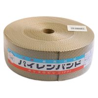 日本紐釦貿易 パイレンバンド ポリプロピレン製 巾 50mmx10m巻 ベージュ PM50-10-5 1セット(10m×2巻)（直送品）