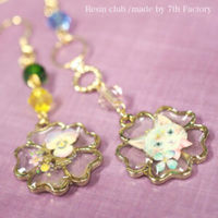 【レジンクラブ】 レジン用シール たけいみき プロデュース1 mimi fleur 2枚セット(両面印刷) RC-TKI-101（直送品）