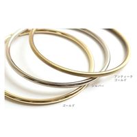 日本紐釦貿易 O型 金属持ち手 リングハンドル ニッケル 内径10cm 2個入 SGM-RING100-S 1セット(2個入×2袋/合計（直送品）