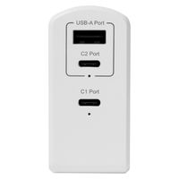 最大105W / Type-C x2 Type-A x1 APD-A105AC2-WH 1個